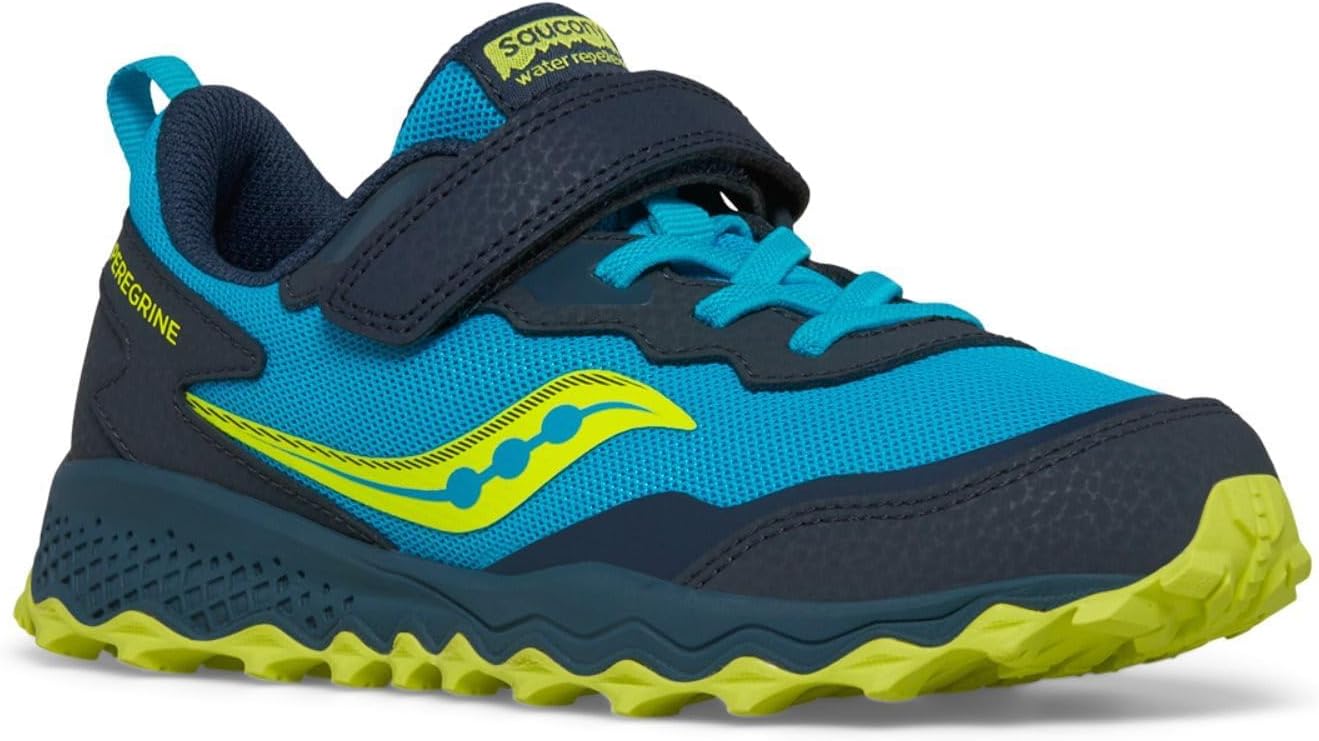 

Детские кроссовки Saucony Peregrine Kidz с альтернативной застежкой (унисекс), темно-синий