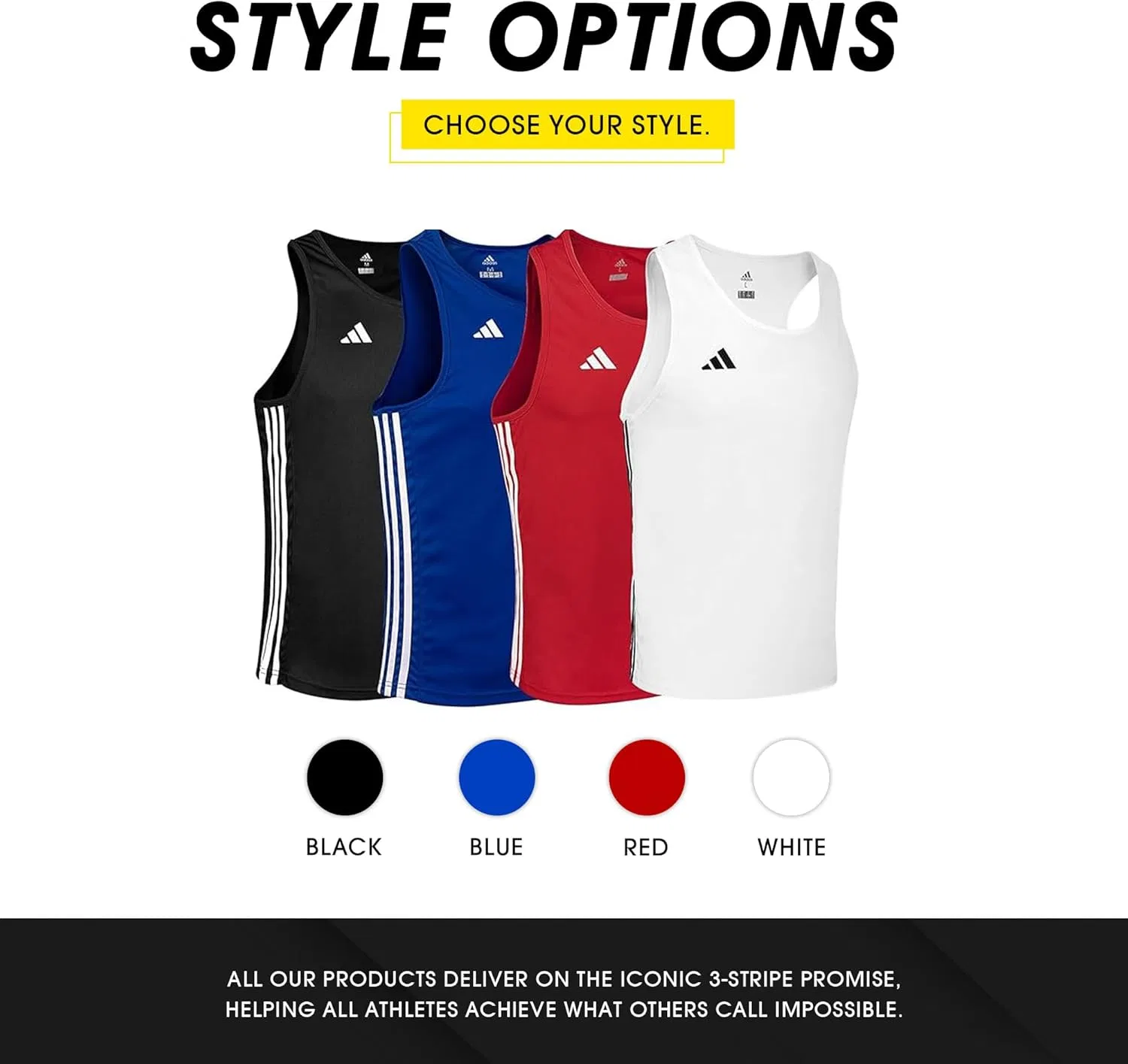 Мужской топ для бокса adidas линейка Punch Line, белый — фото 4
