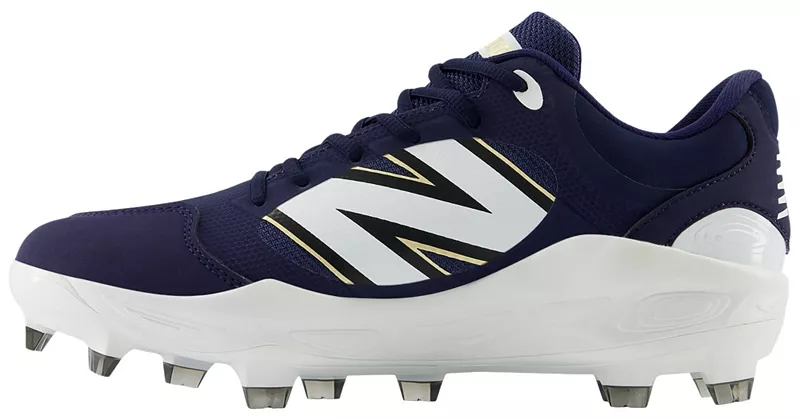 Мужские литые бейсбольные бутсы New Balance Fresh Foam X 3000 V7, темно-синий/белый — фото 3