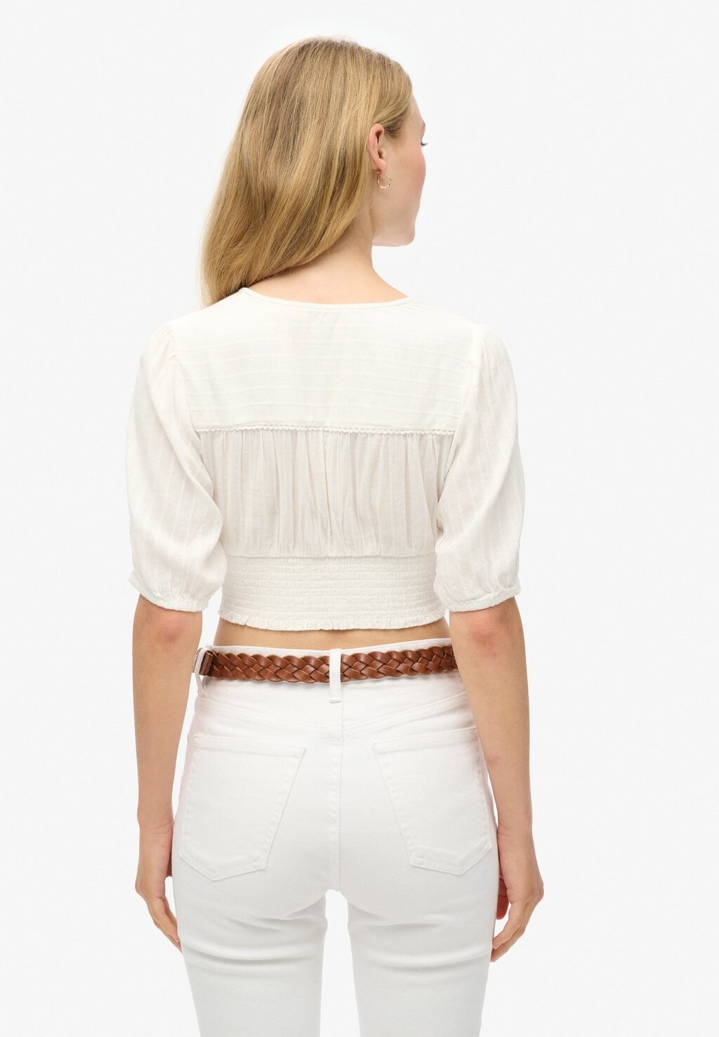 

Блуза IBIZA SHORT SLEEVE Superdry, белый