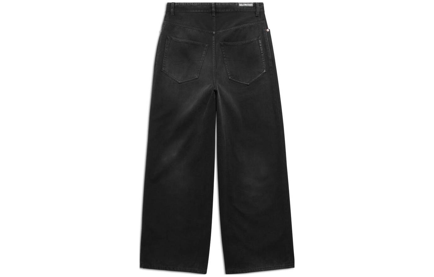 Футболка Balenciaga FW23 Свободного кроя Мужская Черно-серая — фото 3