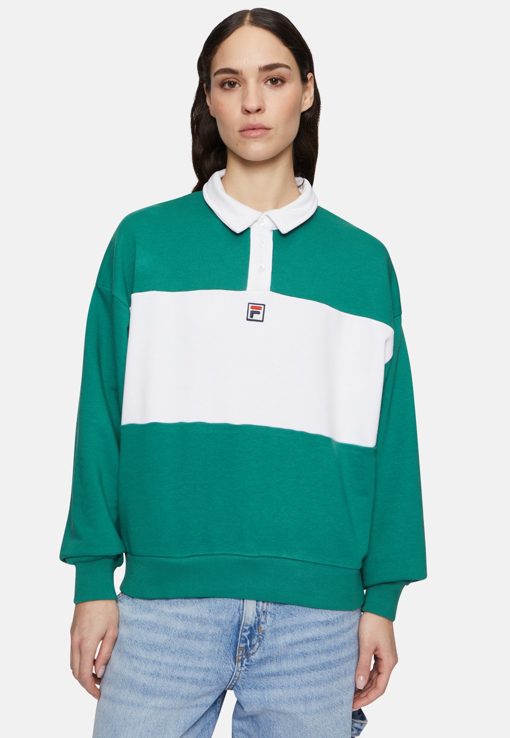 

Рубашка поло LANGOGNE - Long sleeved top Fila, зеленый