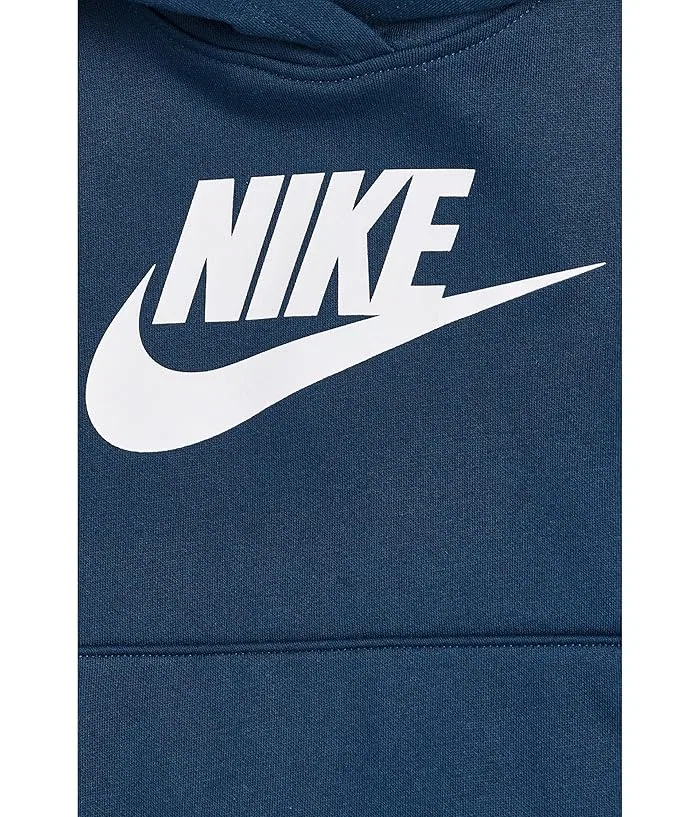 Худи Club Fleece Hoodie Nike Kids, Midnight Navy — фото 3