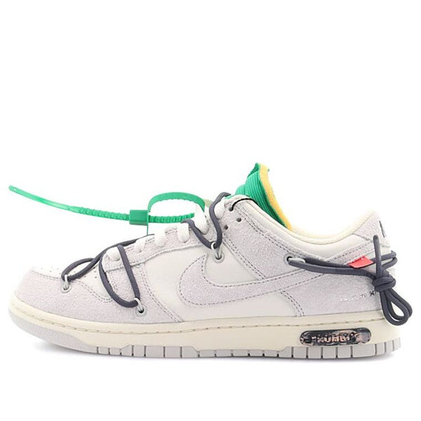 

Кроссовки x off white dunk low Nike, серый