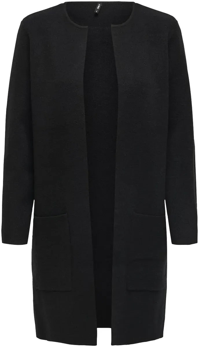 

Only кардиган "ONLRIVER L/S LONG CARDIGAN KNT NOOS", черный