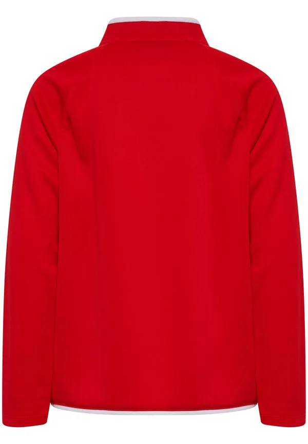 2.0 топ с длинными рукавами и молнией до середины груди Hummel, True Red White — фото 2