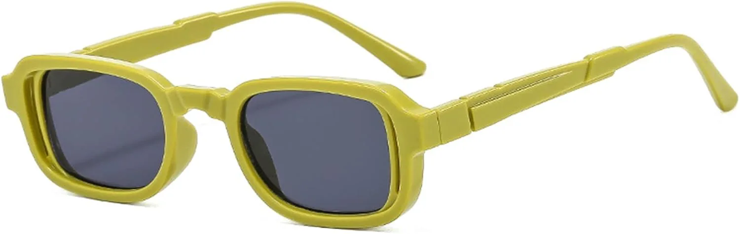 

Солнцезащитные очки в компактной оправе для мужчин и женщин, стильные, для отдыха, для поездок на работу, с защитой от УФ-излучения UV400, отличный подарок generic, E