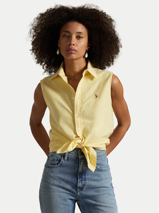 

Рубашка классического кроя 211968896004 Polo Ralph Lauren, желтый