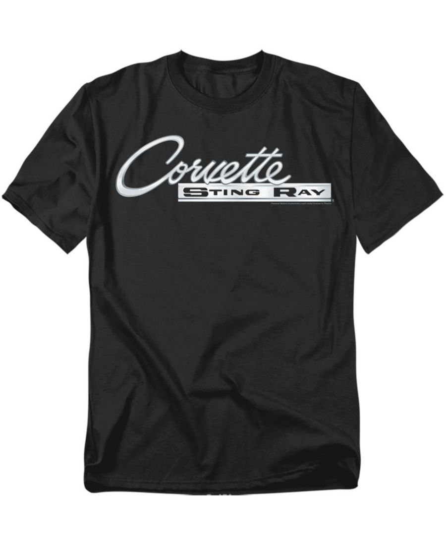 

Футболка большого размера с хромированным логотипом Chevrolet Stingray Corvette, Black, Черный, Футболка большого размера с хромированным логотипом Chevrolet Stingray Corvette, Black