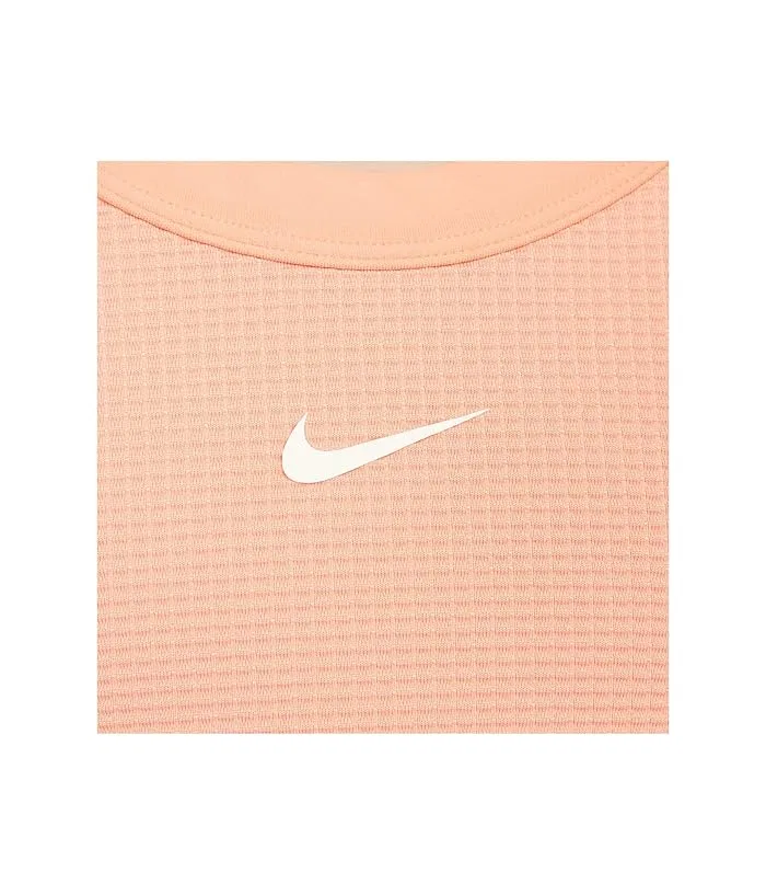 Майка Nike Kids High-Neck Tank Top, Apricot Agate/White — фото 4