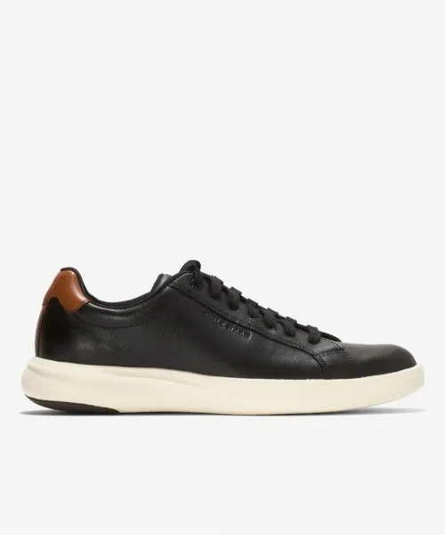 Мужские кроссовки теннисные из натуральной кожи Cole Haan Grand Crosscourt Tennis 2.0 чёрные