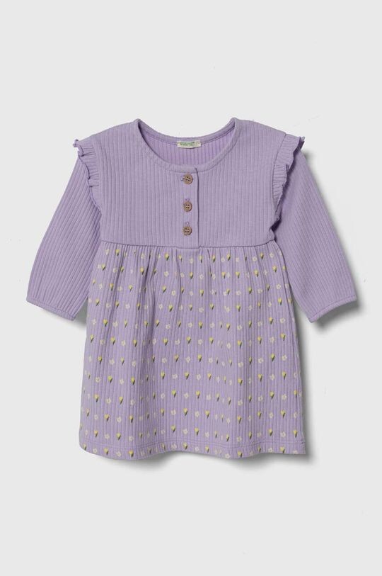 

Платье для новорожденного United Colors of Benetton, фиолетовый