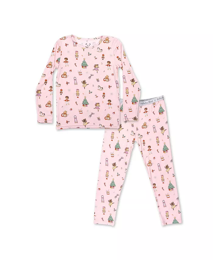 

Детский комплект пижамы Nutcracker Pink из 2 предметов Bellabu Bear, розовый