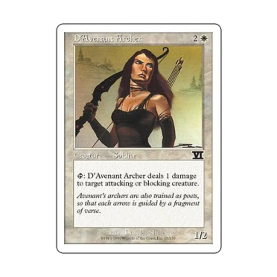 

CCG Д'Авенан Арчер (К), MTG - 6th Edition (Classic)
