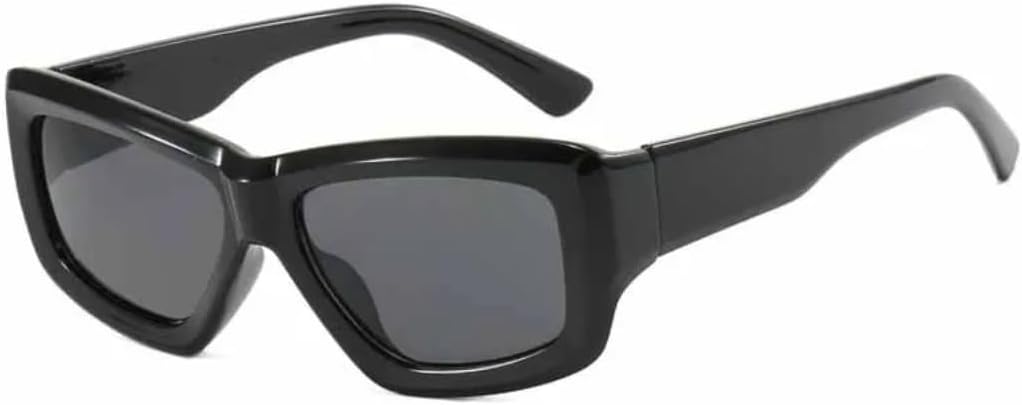 

Роскошные модные солнцезащитные очки для женщин в стиле панк, спортивные очки для мужчин, очки с защитой от УФ-излучения UV400, модные очки для леди VVTWSSW, Black Gray