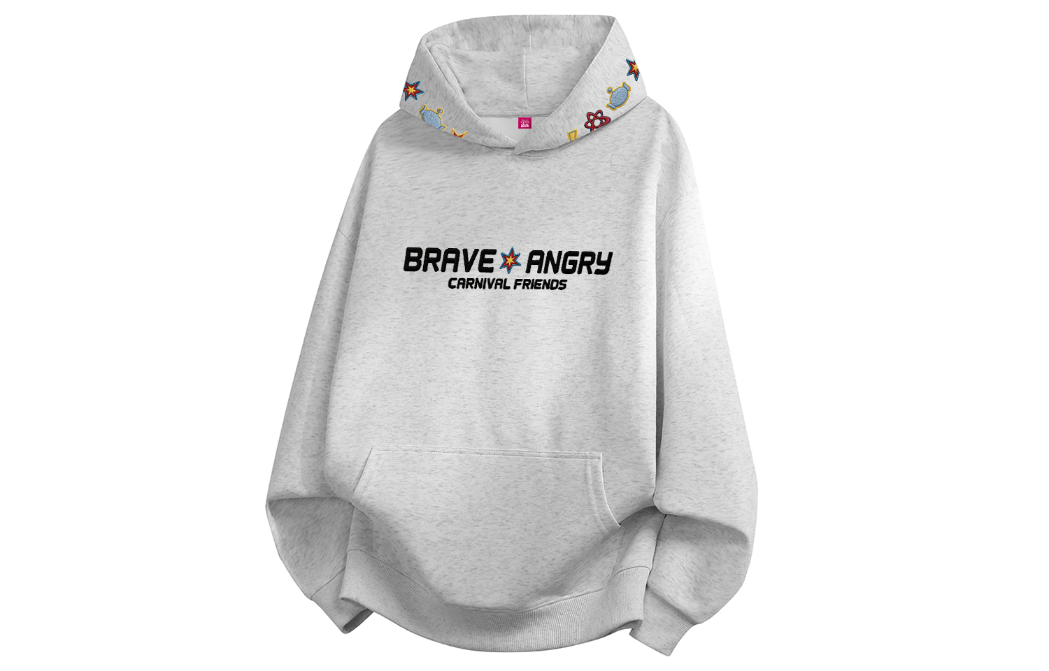 

Толстовка унисекс с капюшоном, утолщенные, плотные Disney, 花灰色【加绒加厚】