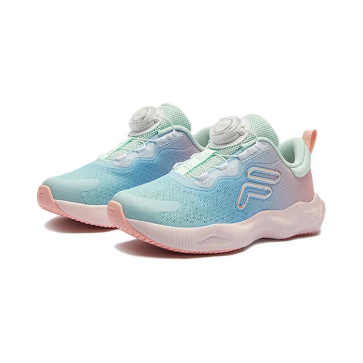 FILA KIDS Низкие детские кроссовки BOA, синие, розовые, для детей от 3 до 7 лет — фото 3