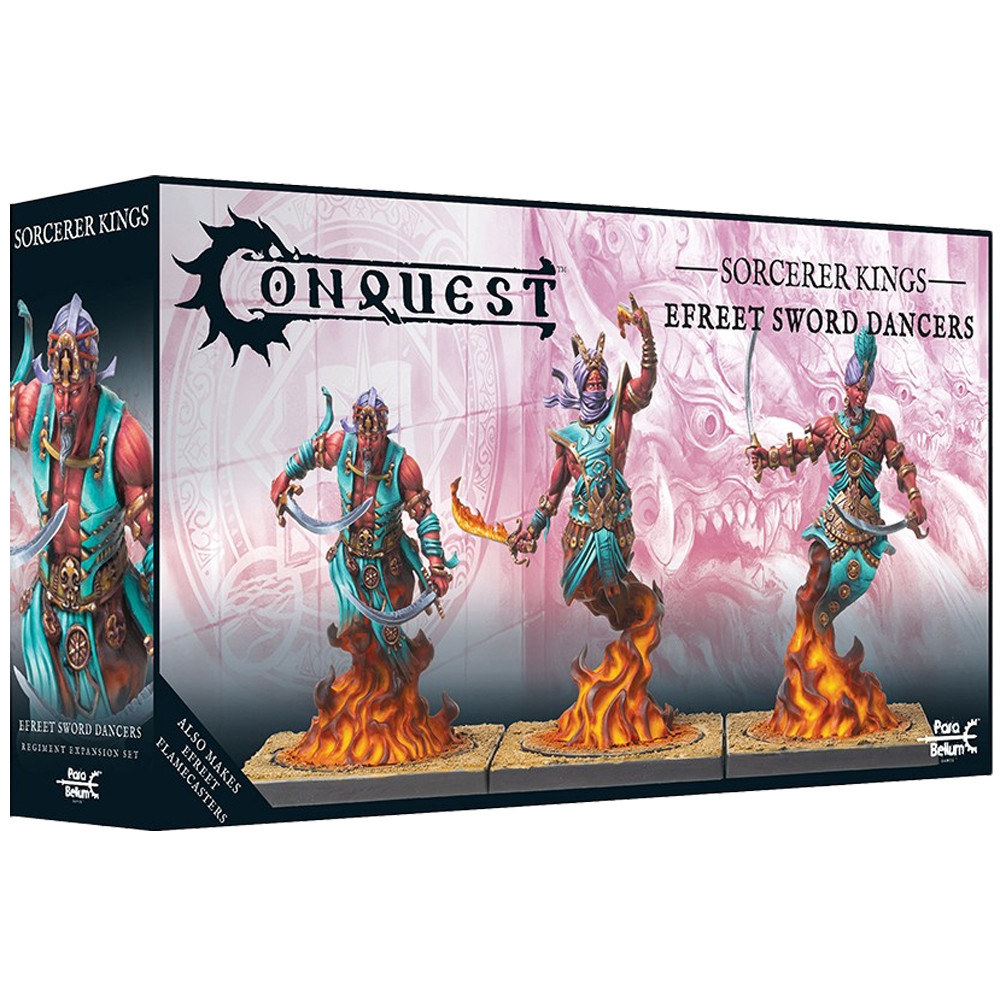 

Миниатюра Para Bellum Wargames Conquest: Sorcerer Kings - Efreet Sword Dancers Dual Kit