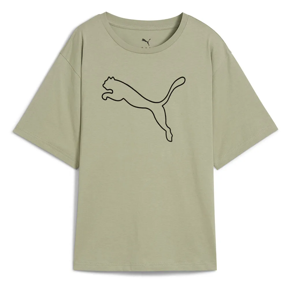 

Футболка с коротким рукавом Puma Her Graphic Relaxed Fit, зеленый