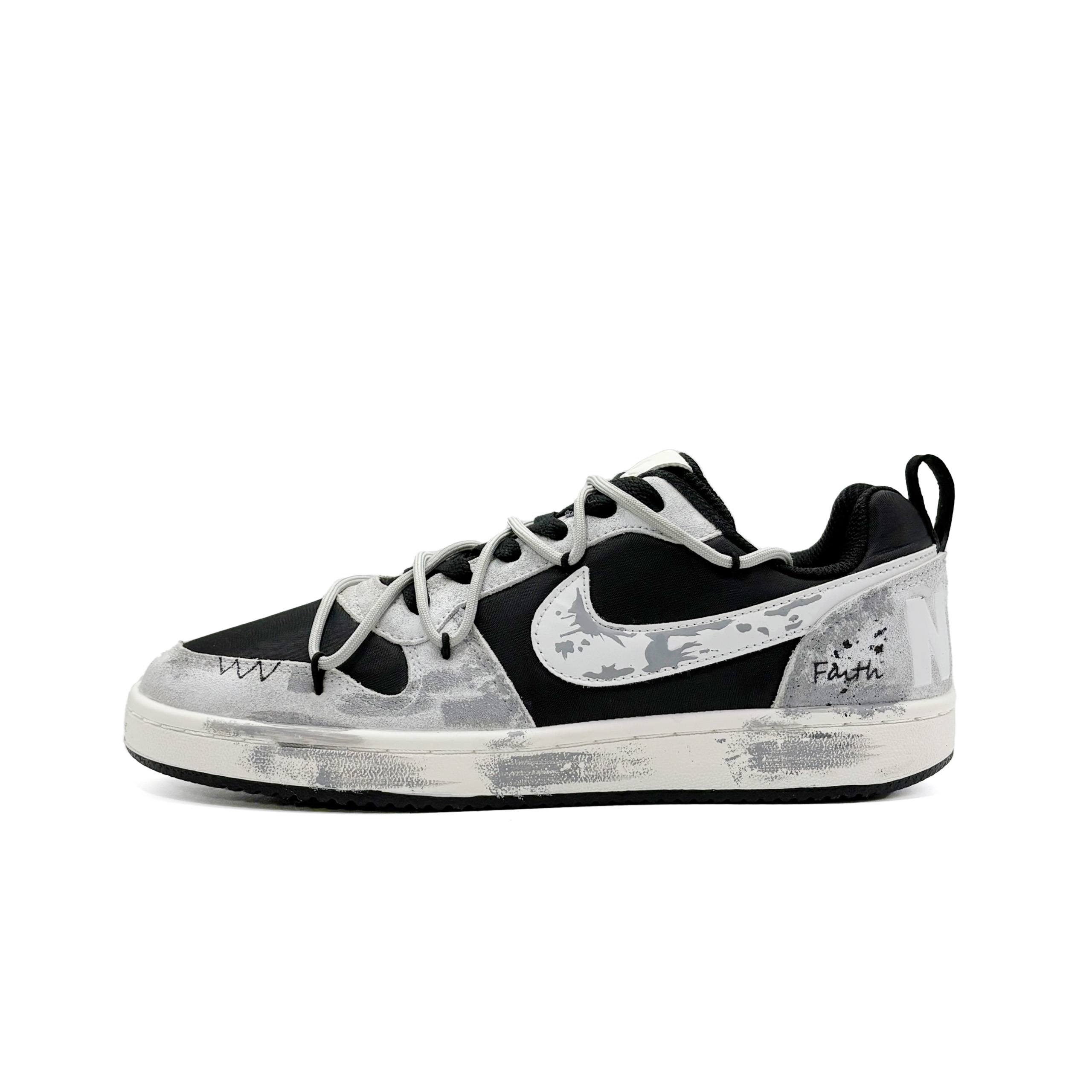 

Кроссовки для скейтбординга Court Borough Trace Planet Low top Unisex Nike, серый