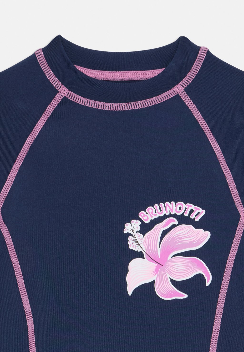 Футболка с принтом LINEAS RASHGUARD UNISEX Brunotti, темно-синий — фото 3