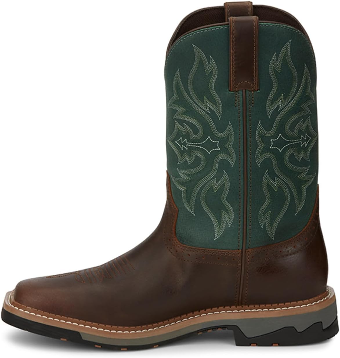 Мужские ботинки Justin Men's Bolt Western с мягким носком - Se4104, Tan — фото 3