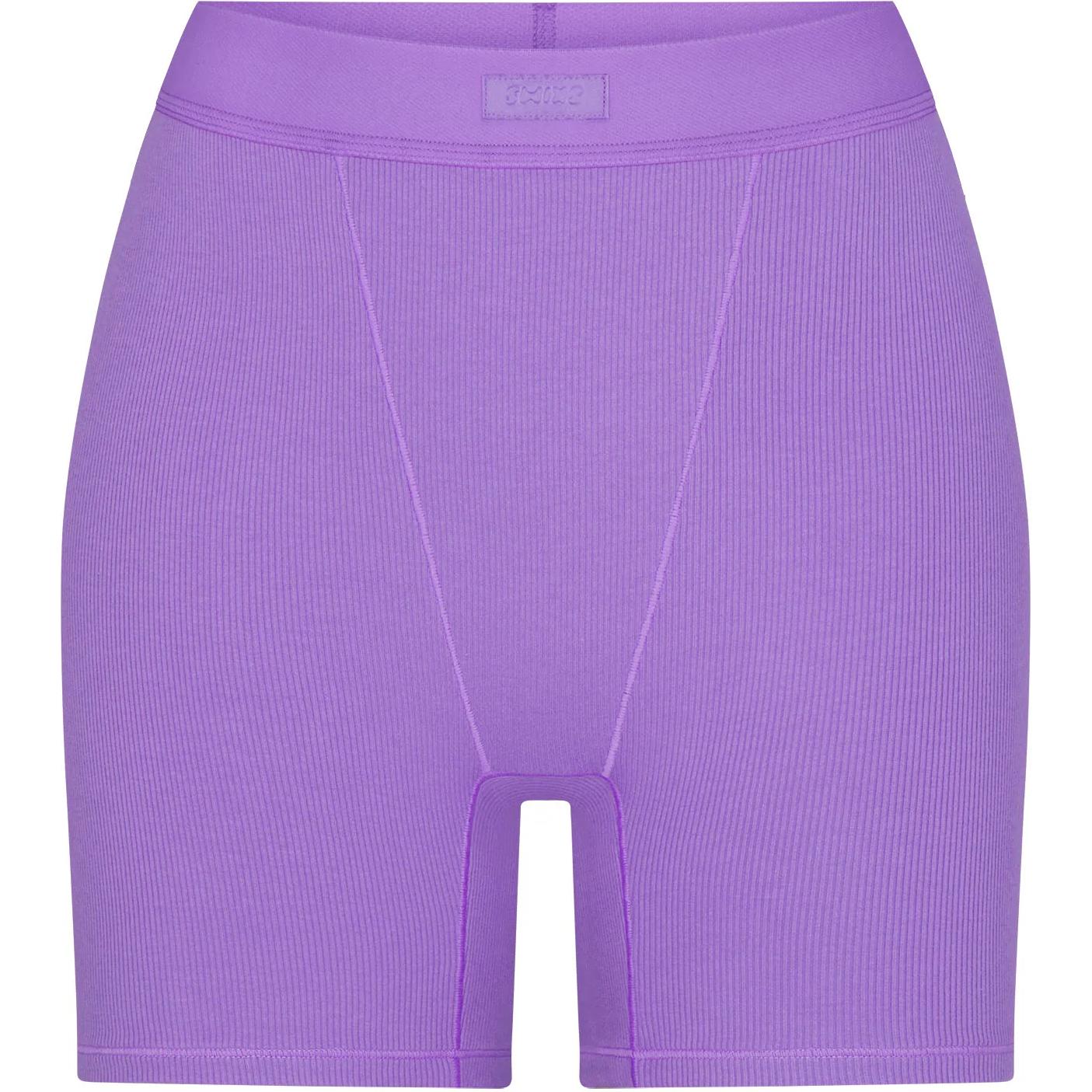 

Skims Хлопковые риб боксеры для женщин, 1 упаковка, ULTRA VIOLET/Ultraviolet