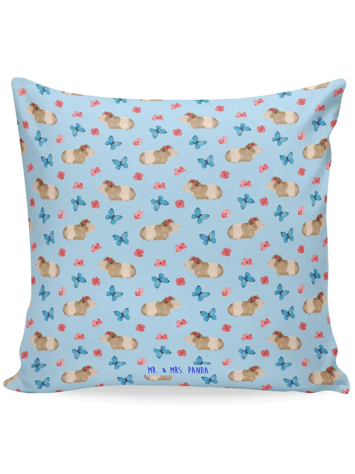 

Подушка Mr & Mrs Panda 40x40 Meerschweinchen Weisheit, синий