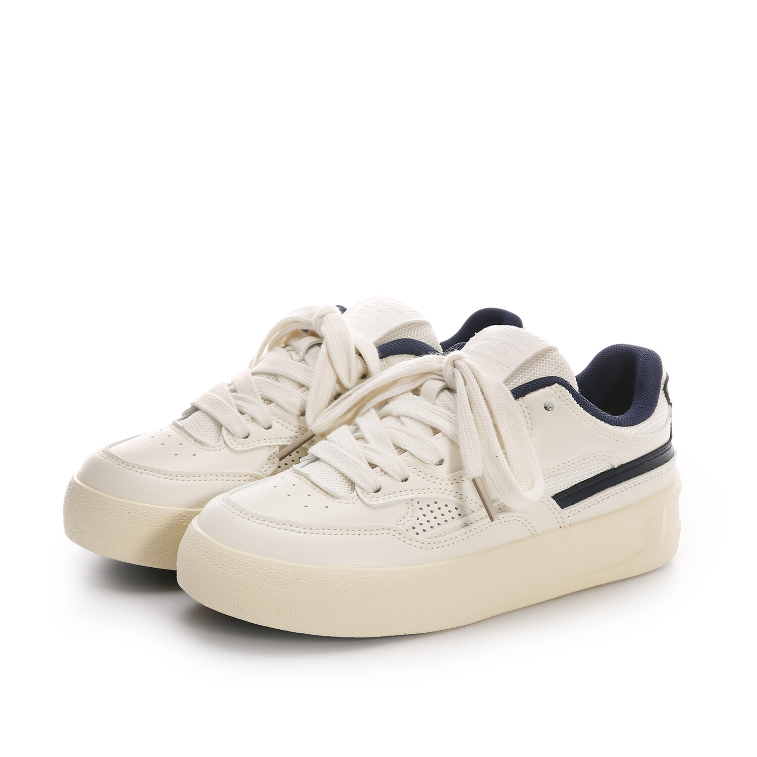 

Кроссовки Lovely you Skateboarding Shoes Women's Low-top Blue, бежевый/синий