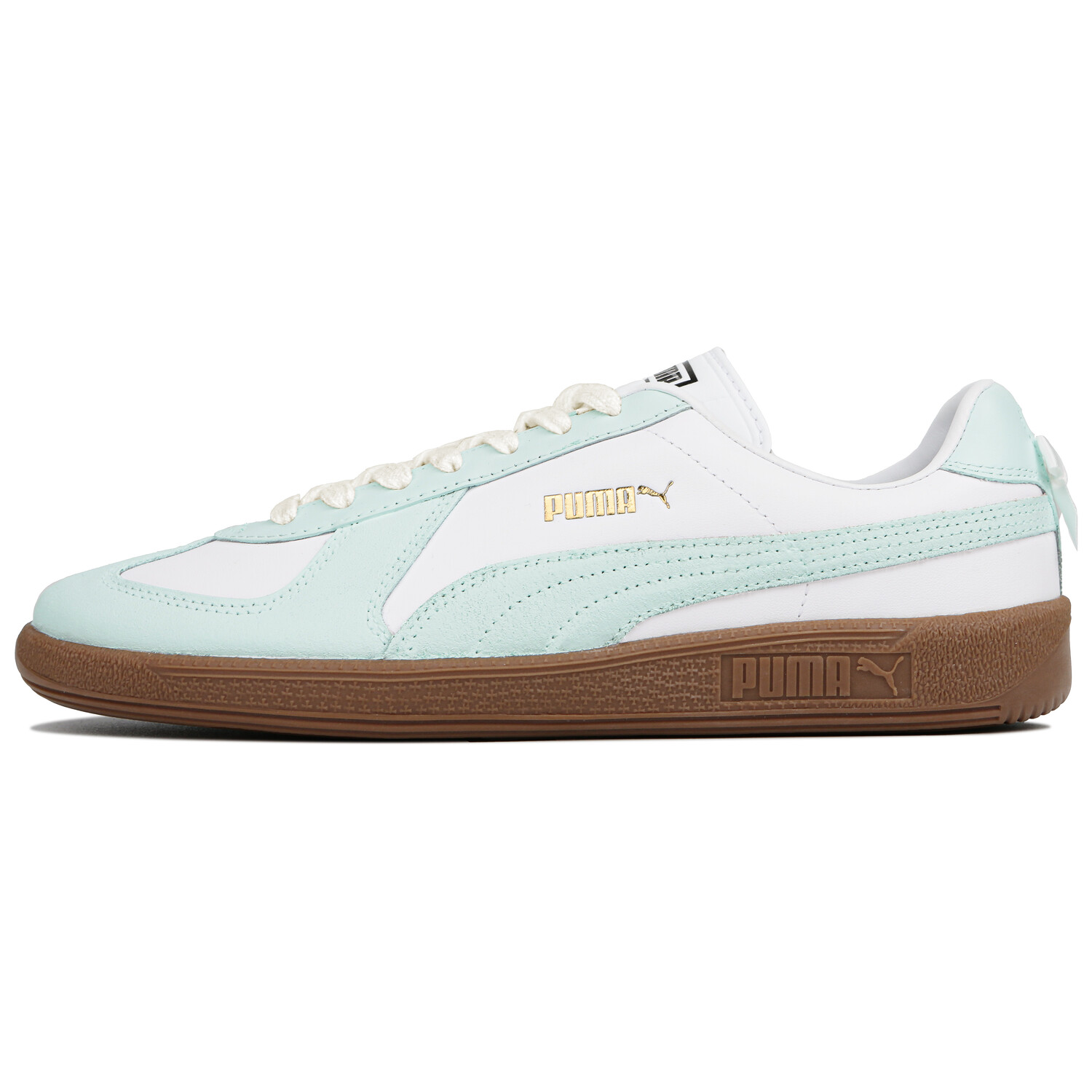 

Кроссовки Puma Army Trainer Skateboarding Shoes Unisex Low-top White/green, цвет Emerald