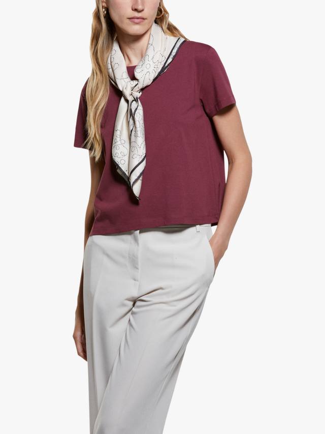 

Футболка свободного кроя SISLEY, Bordeaux