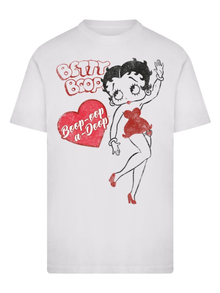 

Футболка Betty Boop Oop-A-Doop белого цвета F4NT4STIC, Белый, Футболка Betty Boop Oop-A-Doop белого цвета F4NT4STIC