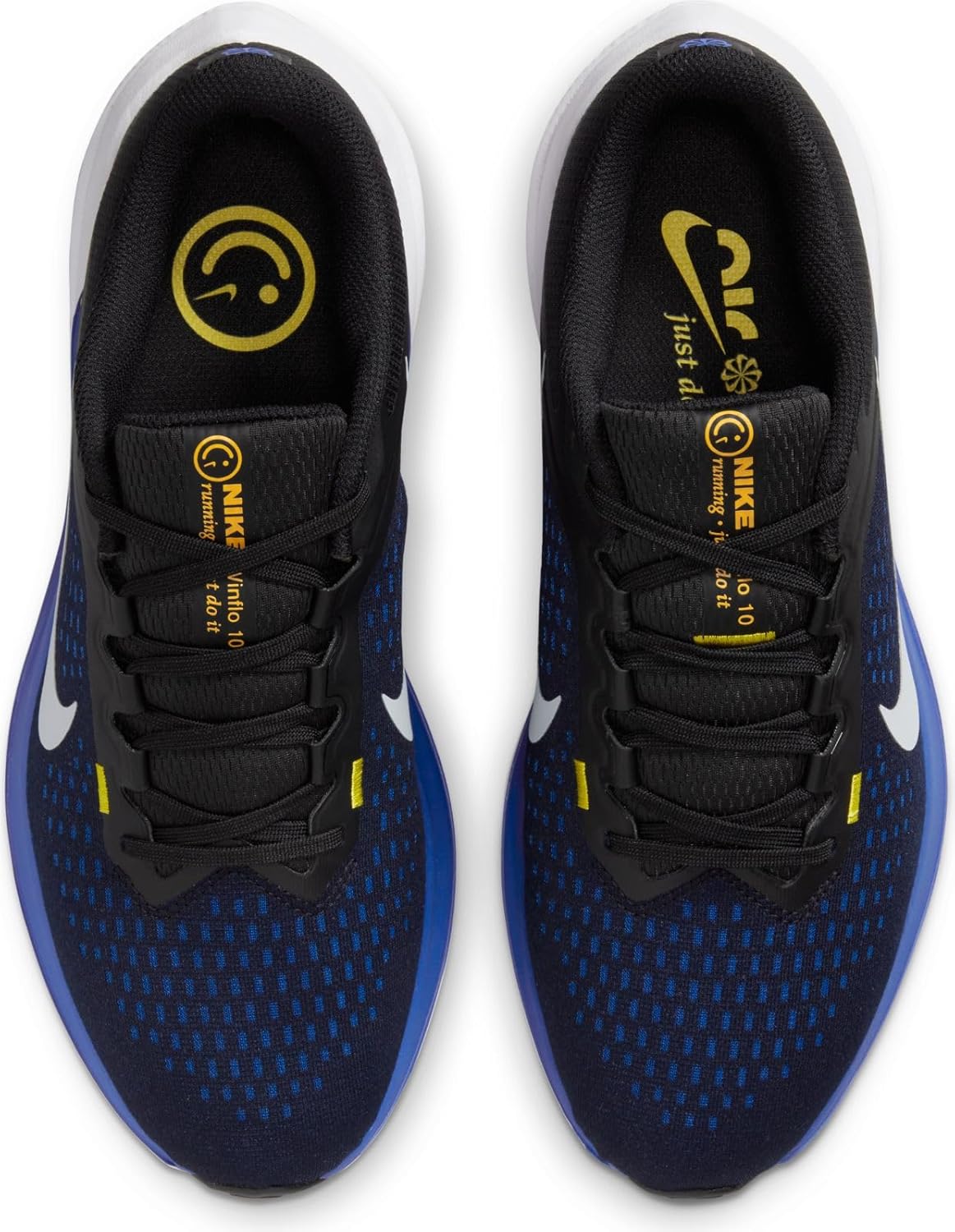 Мужские кроссовки для бега/бега трусцой NIKE, Black Wolf Grey Racer Blue High Vol — фото 3