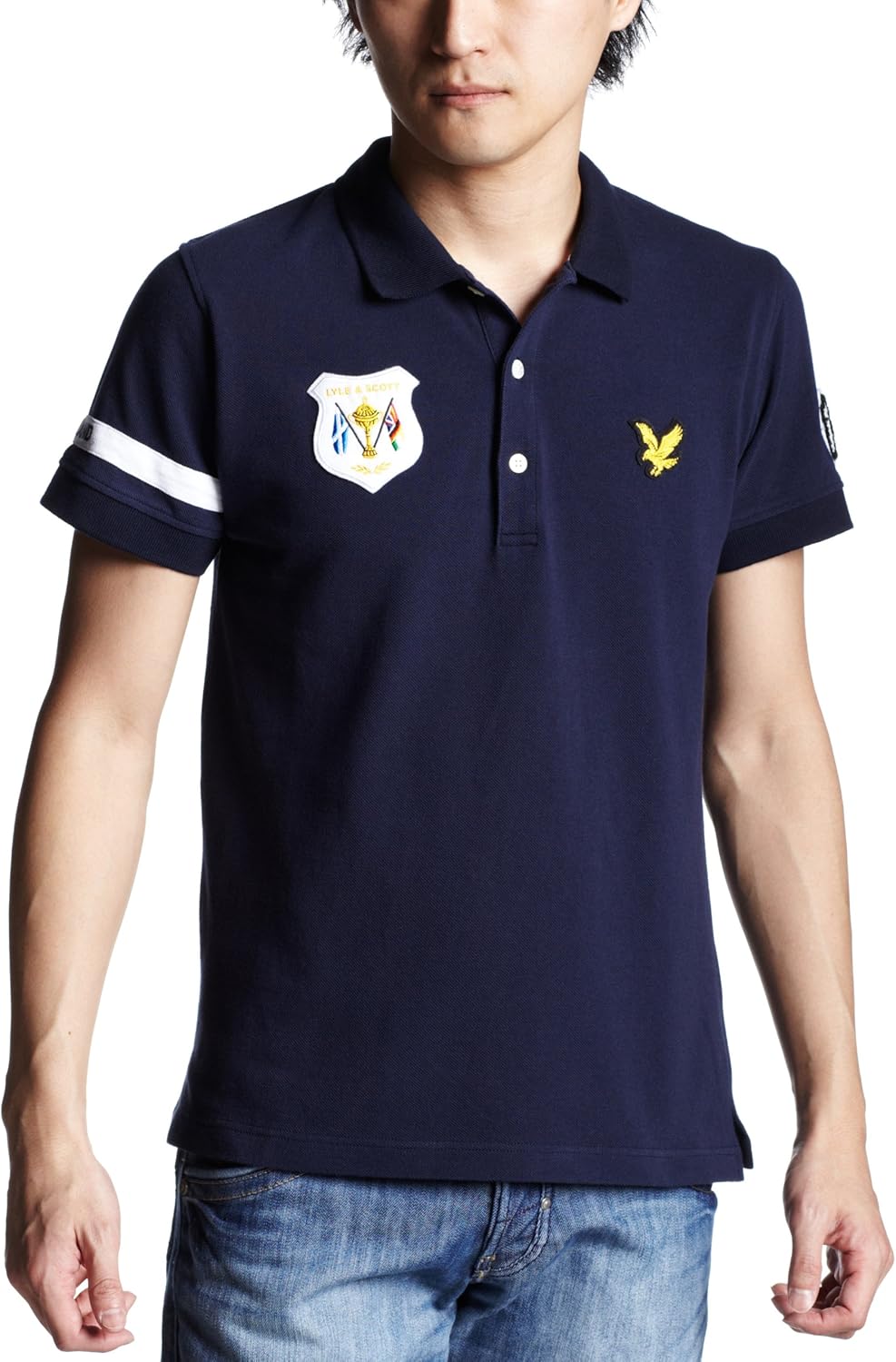 

Рубашка-поло Lyle and Scott Archive Lyle & Scott, темно-синий