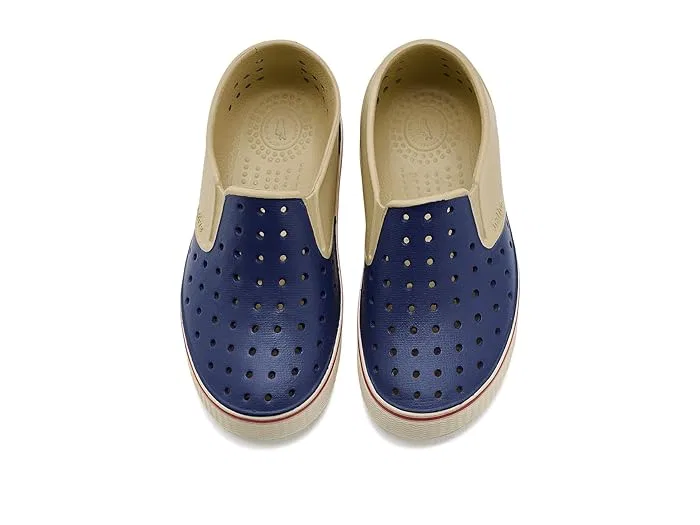 Кроссовки детские Miles Block Native Shoes Kids, Taos Tan/Bone White/Regatta Block — фото 3