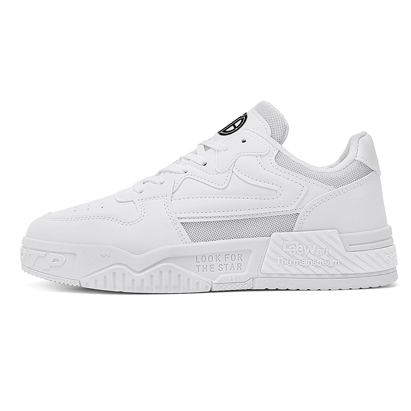 

Нескользящие, износостойкие, легкие, амортизирующие, низкие детские кроссовки для скейтбординга для подростков Yi Jiabao, белый