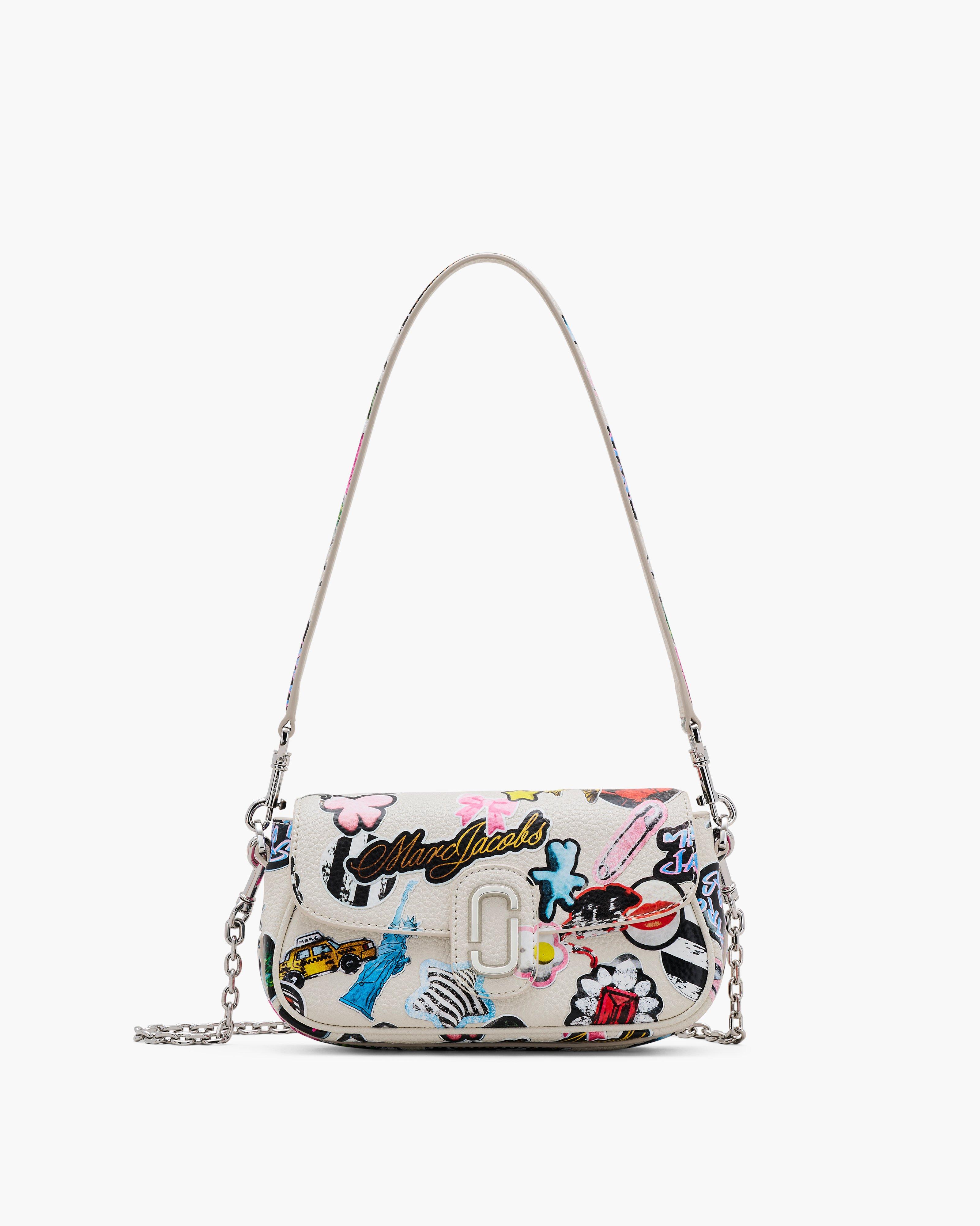 

Сумка через плечо с наклейкой Clover Marc Jacobs, цвет White Multi, Белый, Сумка через плечо с наклейкой Clover Marc Jacobs, цвет White Multi