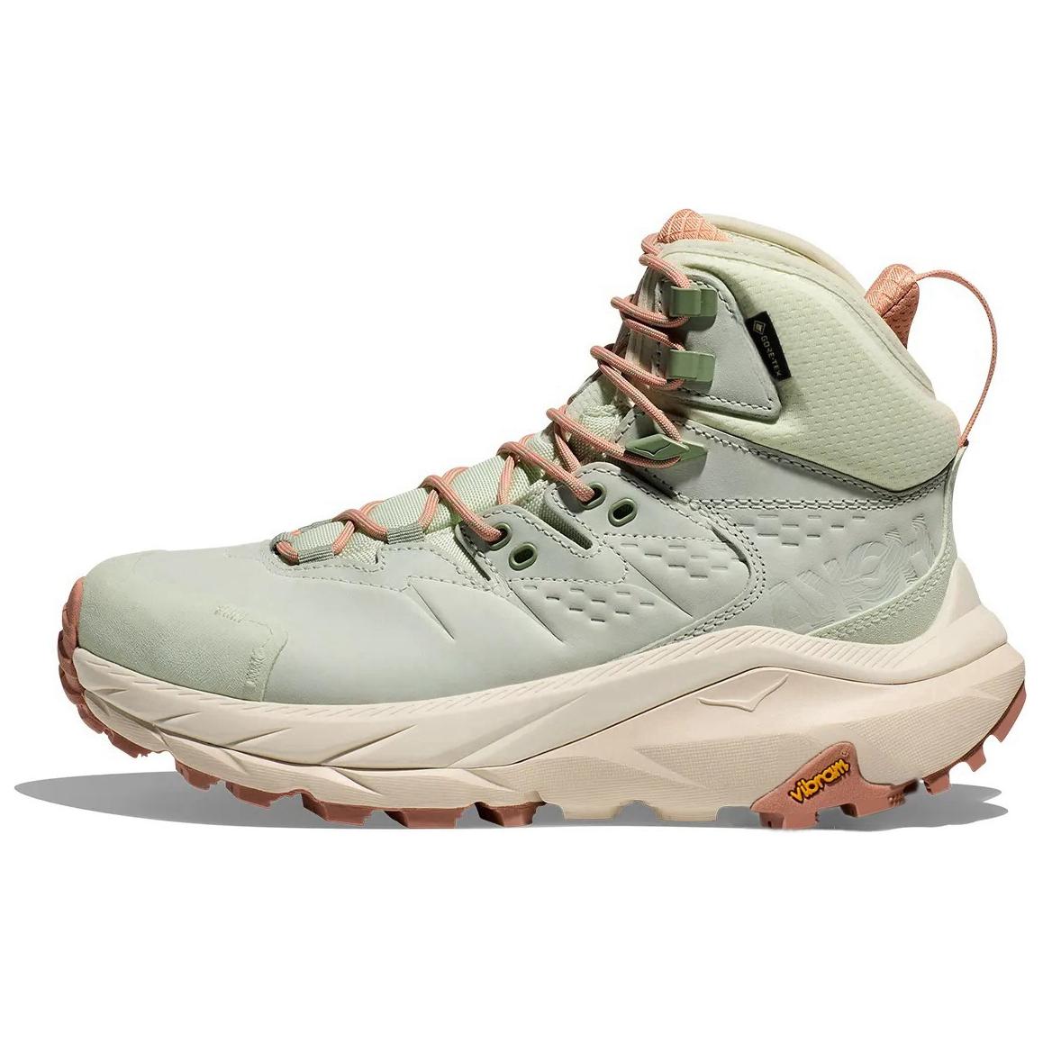 

HOKA ONE ONE Кроссовки Kaha 2 устойчивые к истиранию высокие для походов унисекс мятно-зеленые, цвет Mint Green