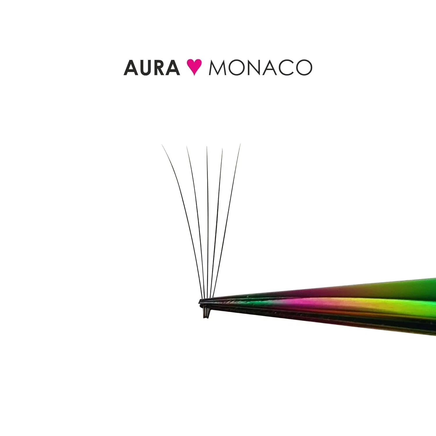 Готовые 5D пучки ресниц 0.07 мм C-изгиб от AURA Monaco Beamlight Lashes — фото 2