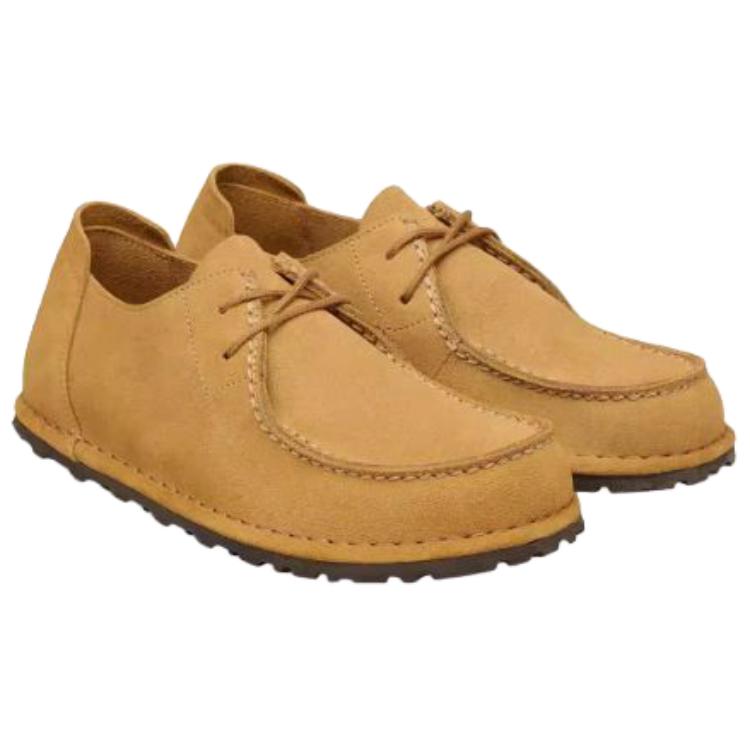 Birkenstock Utti Suede Low top Casual Shoes Unisex Brown Narrow — фото 4