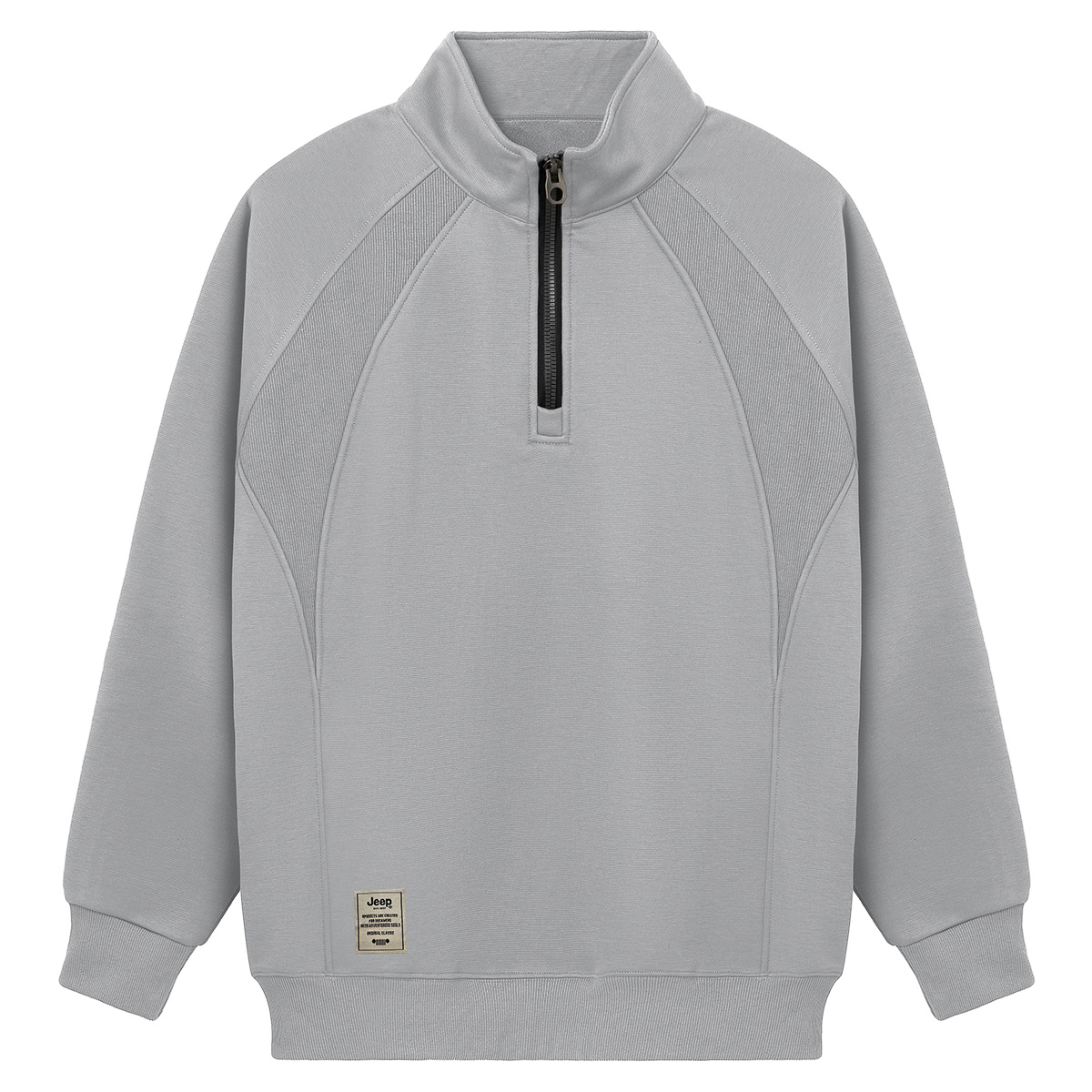 

Свитшот Unisex Stand Collar Moderate Regular Jeep, heather серый (spring fall)