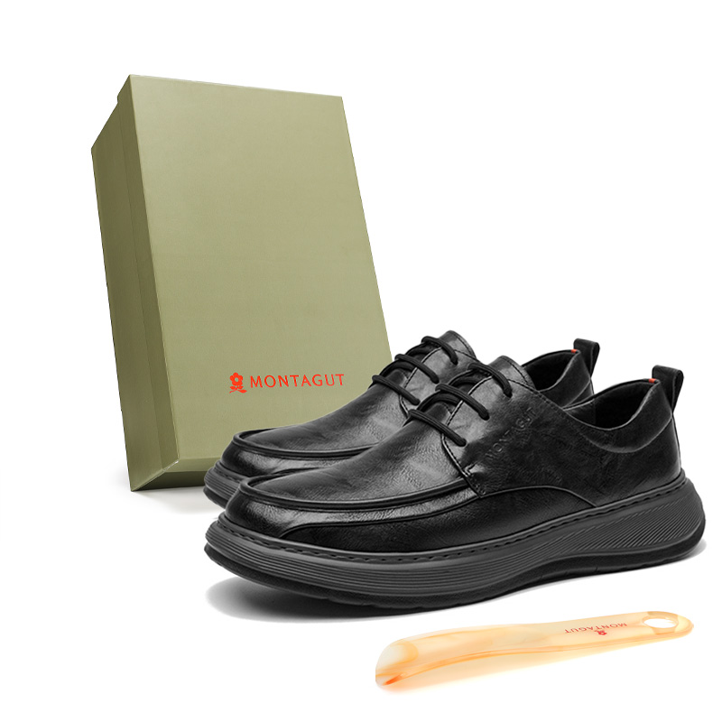 

Повседневные кожаные туфли мужские Montagut, Black