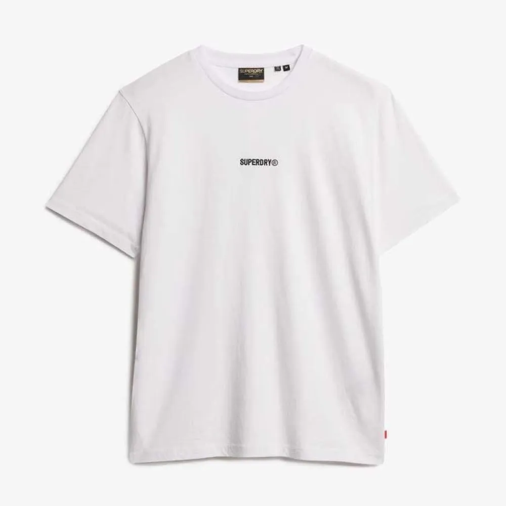 Футболка с коротким рукавом Superdry Micro Logo, белый — фото 3