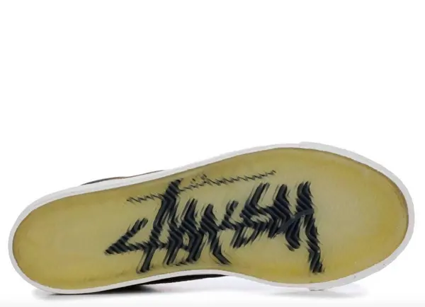 Кроссовки x stussy все корт средний Nike, черный — фото 4