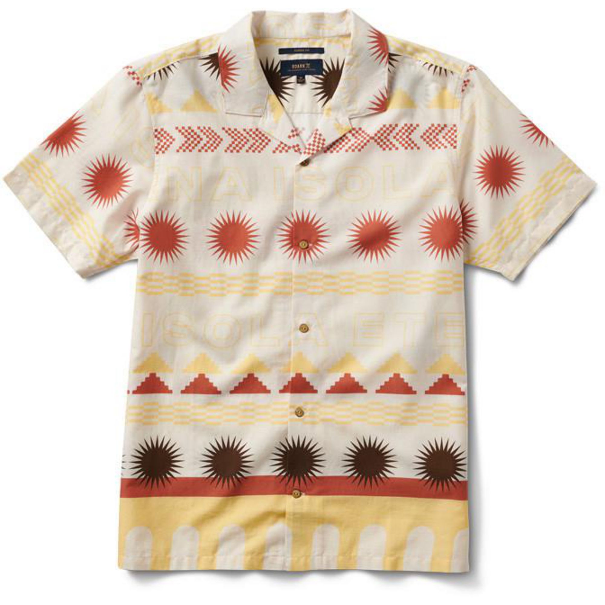 

Мужская рубашка с коротким рукавом и пуговицами Gonzo Roark, Almond Paste