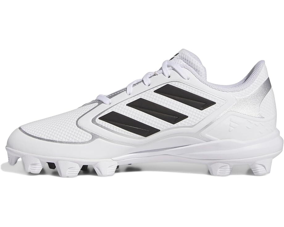 Кроссовки adidas Purehustle 3 Mid, цвет Footwear White/Core Black/Silver Metallic — фото 4