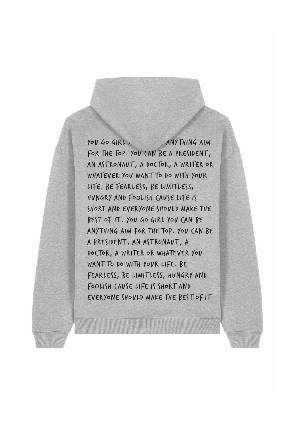 

Толстовка с капюшоном YOU GO GIRL UNISEX - Sweatshirt Mira Paris, пятнистый серый