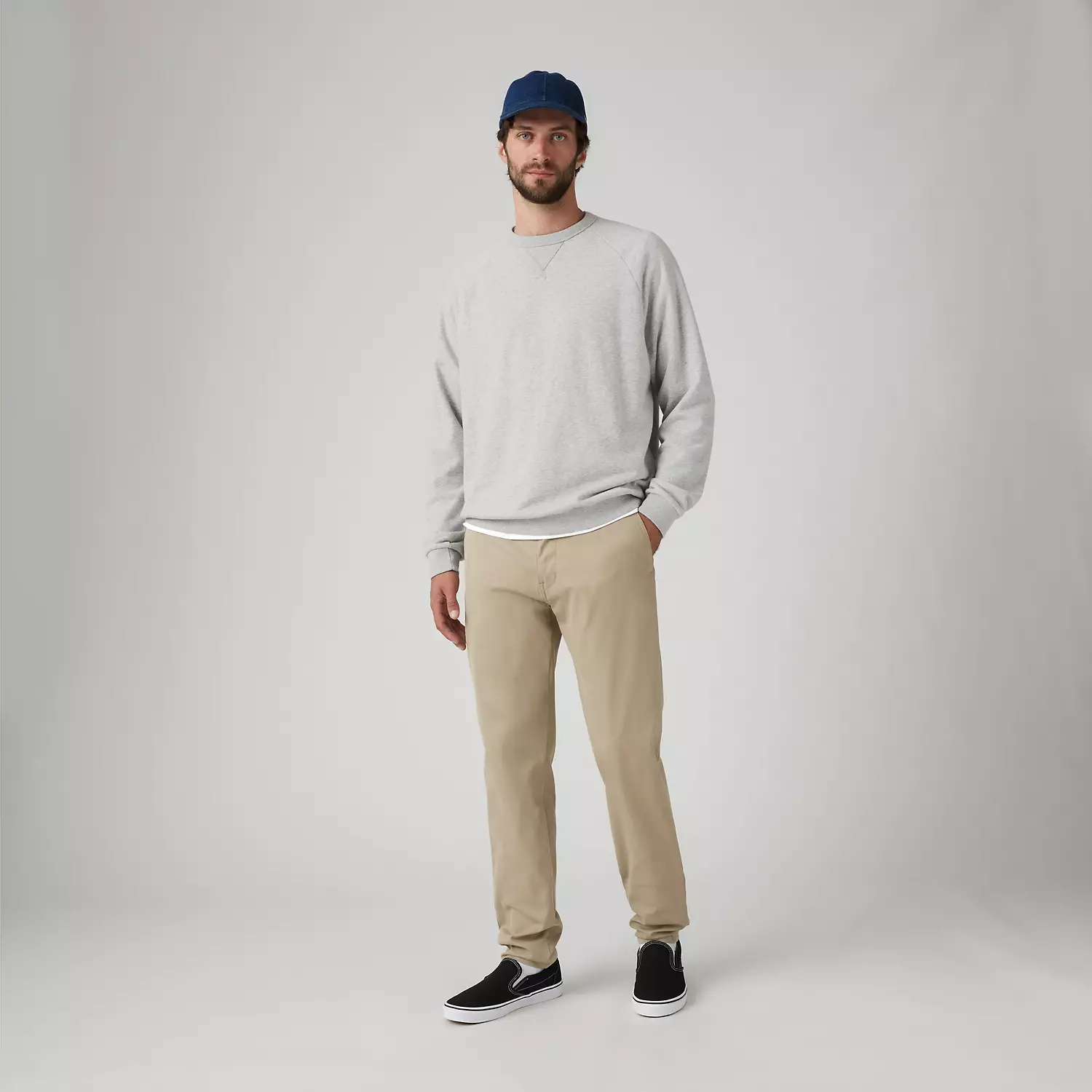 

Мужские брюки Levi's XX Chino Standard Taper Tech+, цвет True Chino - White