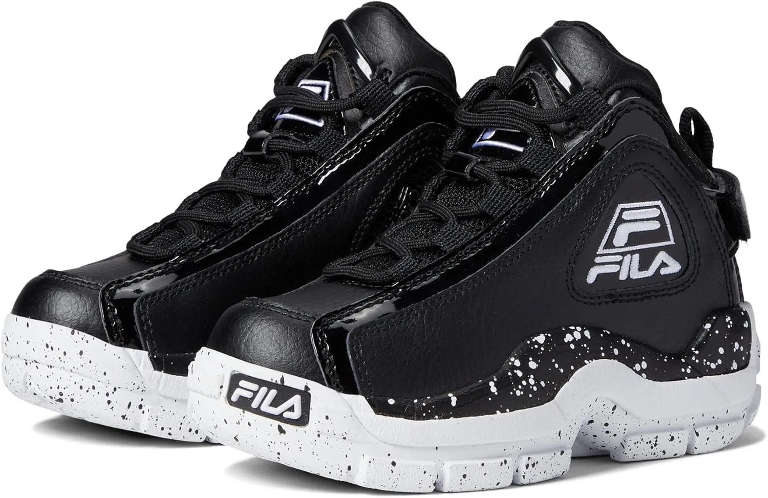 Кроссовки мальчиковые Fila Solario, цвет 021 Black/White/Black