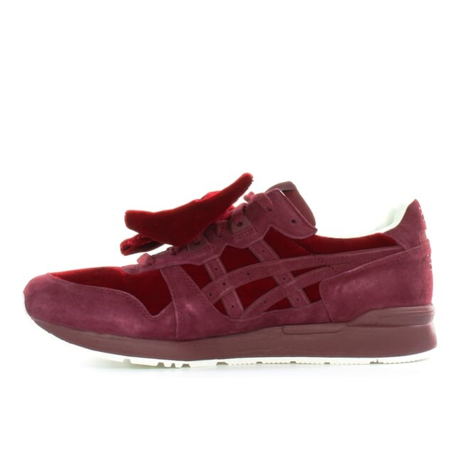 Женские бордовые кроссовки Gel Lyte Asics, красный — фото 4